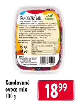 Qanto Kandované ovoce mix nabídka