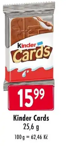 Qanto Kinder Cards nabídka