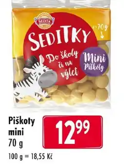 Qanto Piškoty mini nabídka