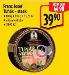 Albert Franz josef tuňák steak nabídka