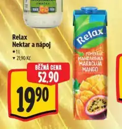 Albert Relax nektar a nápoj nabídka