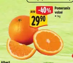Albert Pomeranče nabídka