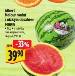 Albert Meloun vodní nabídka