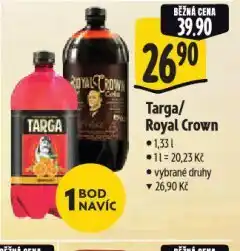 Albert Royal crown cola nabídka