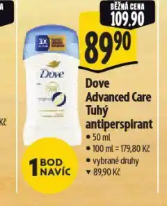 Albert Dove antiperspirant nabídka