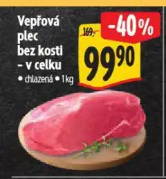Albert Vepřová plec bez kosti nabídka