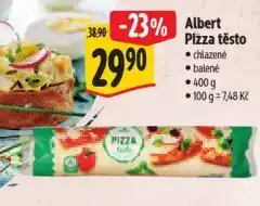 Albert Pizza těsto nabídka