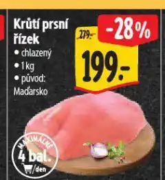 Albert Krůtí prsní řízek nabídka