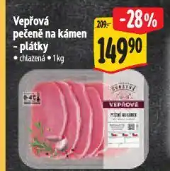 Albert Vepřová pečeně na kámen nabídka