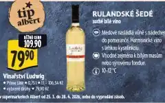 Albert Vinařství ludwig rulandské šedé nabídka