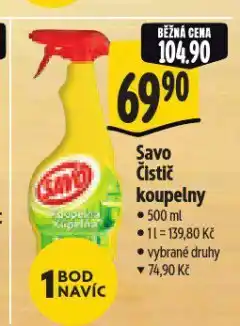 Albert Savo čistič koupelny nabídka