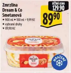 Albert Dream & co zmrzlina nabídka