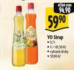 Albert Yo sirup nabídka