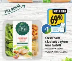 Albert Caesar salát s krutony a sýrem gran castelli nabídka