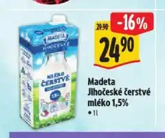 Albert Madeta jihočeské čerstvé mléko nabídka