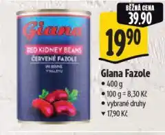 Albert Giana fazole nabídka