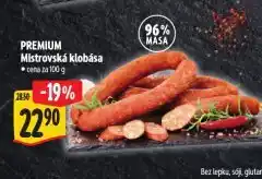 Albert Mistrovská klobása nabídka