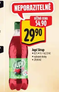 Albert Jupí sirup nabídka