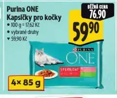 Albert Purina one kapsičky pro kočky nabídka