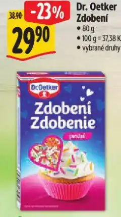 Albert Dr. oetker zdobení nabídka