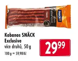 Qanto Kabanos SNÄCK Exclusive nabídka