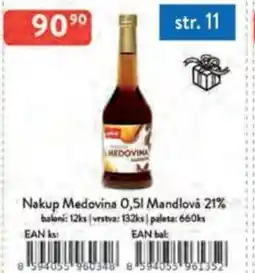 Qanto Nakup Medovina Mandlová 21% nabídka
