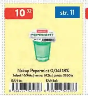 Qanto Nakup Pepermint 18% nabídka