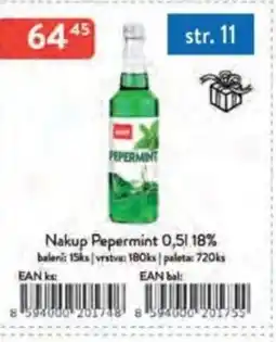 Qanto Nakup Pepermint 18% nabídka