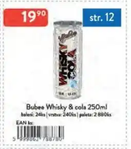 Qanto Bubee Whisky & cola nabídka