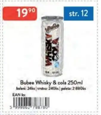 Qanto Bubee Whisky & cola nabídka
