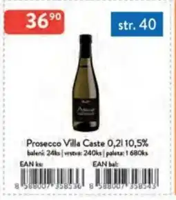 Qanto Prosecco Villa Caste 10,5% nabídka