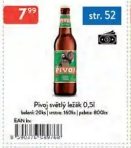 Qanto Pivoj světlý ležák nabídka