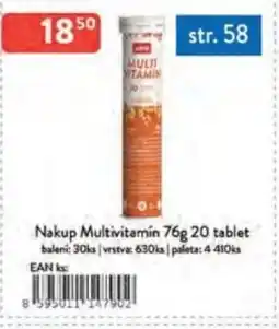 Qanto Nakup Multivitamin 20 tablet nabídka