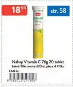 Qanto Nakup Vitamin C 20 tablet nabídka