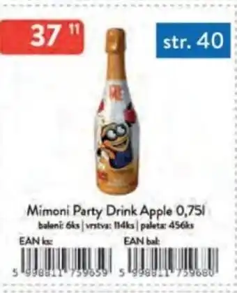 Qanto Mimoni Party Drink Apple nabídka