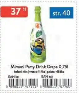 Qanto Mimoni Party Drink Grape nabídka