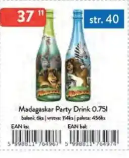 Qanto Madagaskar Party Drink nabídka