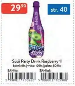 Qanto Süsü Party Drink Raspberry nabídka