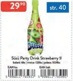 Qanto Süsü Party Drink Strawberry nabídka