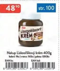 Qanto Nakup Lískooříškový krém nabídka