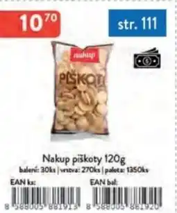 Qanto Nakup piškoty nabídka