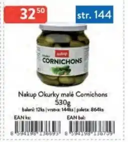 Qanto Nakup Okurky malé Cornichons nabídka