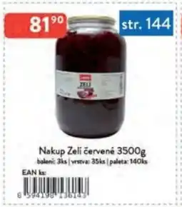 Qanto Nakup Zeli červené nabídka