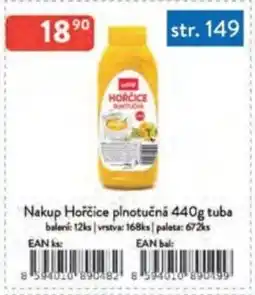 Qanto Nakup Hořčice plnotučná tuba nabídka