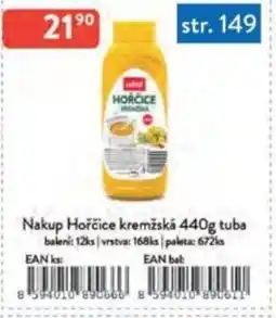 Qanto Nakup Hořčice kremžská tuba nabídka