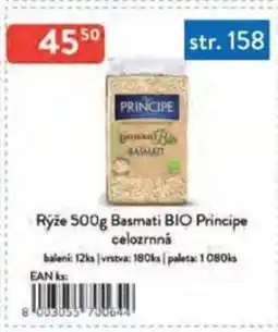 Qanto Rýže Basmati BIO Principe celozrnná nabídka