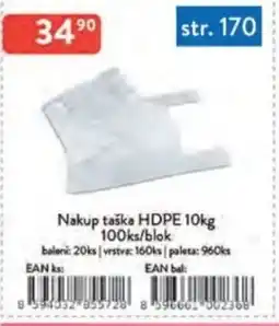 Qanto Nakup taška HDPE 100ks/blok nabídka