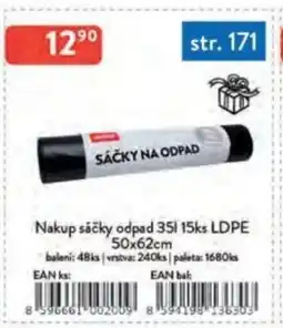 Qanto Nakup sáčky odpad 35 l 15ks LDPE nabídka