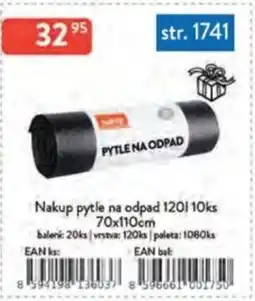 Qanto Nakup pytle na odpad 120 l 10ks nabídka