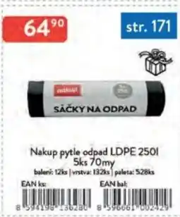Qanto Nakup pytle odpad LDPE 250 l 5ks 70my nabídka